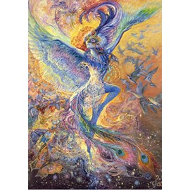 Puzzle josephine wall - blue bird - 1500 pièces