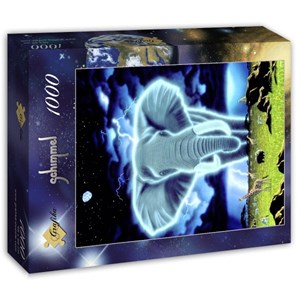 Puzzle schim schimmel - spirit of africa - 1000 pièces