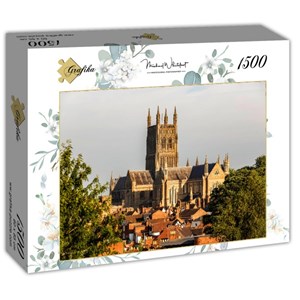 Puzzle worcester cathedral viewed from fort royal park - 1500 pièces