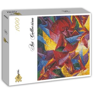 Puzzle umberto boccioni : forme plastiche di un cavallo, 1914 - 1000 pièces