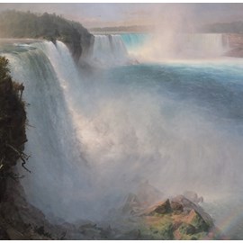 Puzzle frederic edwin church : les chutes du niagara - côté a - 1000 pièces