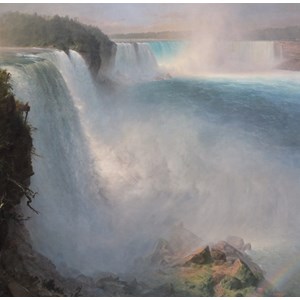 Puzzle frederic edwin church : les chutes du niagara - côté a - 1000 pièces