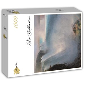 Puzzle frederic edwin church : les chutes du niagara - côté a - 1000 pièces