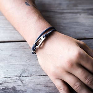 Bracelet homme escalade mousqueton marin