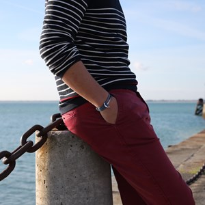 Bracelet ancre marine homme bateau