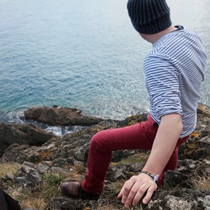 Bracelet corde baleine homme marin bj