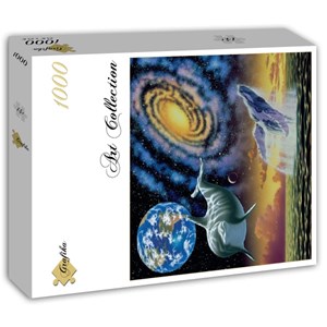 Puzzle schim schimmel - cosmic seas - 1000 pièces