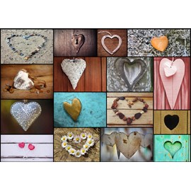 Puzzle collage - love - 1000 pièces