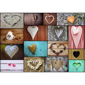 Puzzle collage - love - 1000 pièces