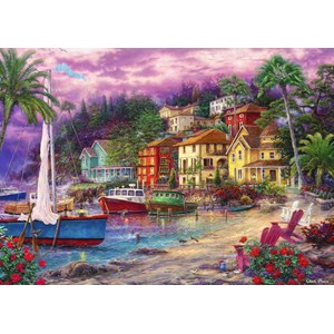 Puzzle chuck pinson - on golden shores - 1000 pièces