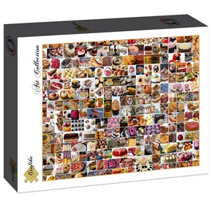 Puzzle collage - gâteaux - 1500 pièces
