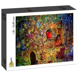 Puzzle françois ruyer - la sorcière et l'arbre à serpents - 1500 pièces