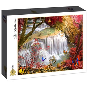 Puzzle deep forest waterfall - 2000 pièces