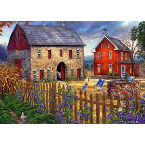 Puzzle chuck pinson - the bluebirds' song - 2000 pièces