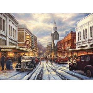 Puzzle chuck pinson - the warmth of small town living - 500 pièces