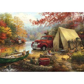 Puzzle chuck pinson - share the outdoors - 500 pièces