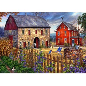 Puzzle chuck pinson - the bluebirds' song - 500 pièces