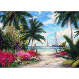 Puzzle chuck pinson - sea breeze trail - 500 pièces