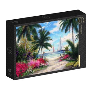 Puzzle chuck pinson - sea breeze trail - 500 pièces