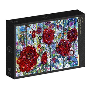 Puzzle sally rich - roses - 500 pièces