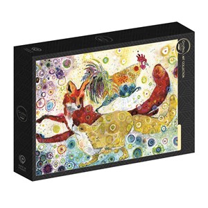 Puzzle sally rich - leaping fox's - 500 pièces