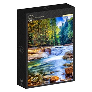 Puzzle belle cascade dans la forêt - 500 pièces