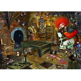 Puzzle françois ruyer - salle de sport - 500 pièces