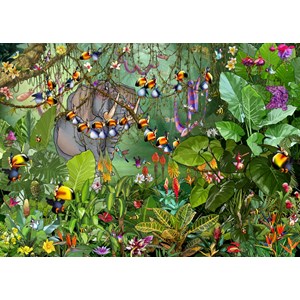 Puzzle françois ruyer - la jungle 2 - 500 pièces