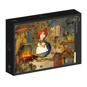 Puzzle françois ruyer - recette de sorcière - 500 pièces