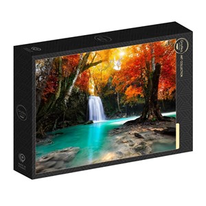 Puzzle cascade dans la forêt - 500 pièces