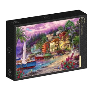 Puzzle chuck pinson - on golden shores - 500 pièces