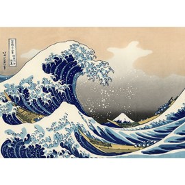 Puzzle hokusai - la grande vague de kanagawa - 500 pièces