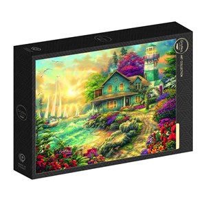 Puzzle chuck pinson - sunrise by the sea - 1000 pièces