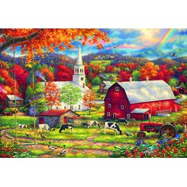 Puzzle chuck pinson - country blessings - 1000 pièces