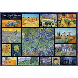 Puzzle vincent van gogh - collage - 1000 pièces