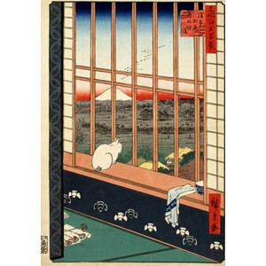 Puzzle utagawa hiroshige - rizières d'asakusa et festival tor - 1000 pièces