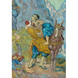 Puzzle vincent van gogh - the good samaritan (after delacroix) - 1000 pièces