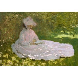 Puzzle claude monet - springtime, 1872 - 1000 pièces