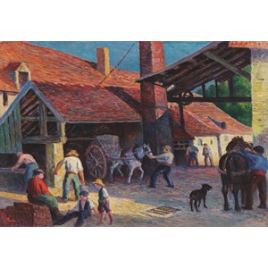 Puzzle maximilien luce - la briqueterie, 1908 - 1000 pièces