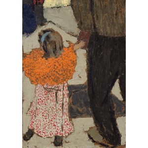Puzzle edouard vuillard : enfant portant un foulard rouge, 1891 - 1000 pièces