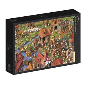 Puzzle françois ruyer - lapins ! - 1000 pièces