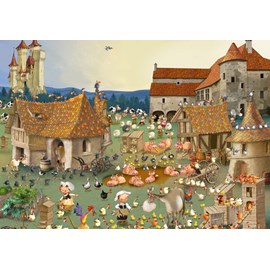 Puzzle françois ruyer - ferme 1 - 1000 pièces