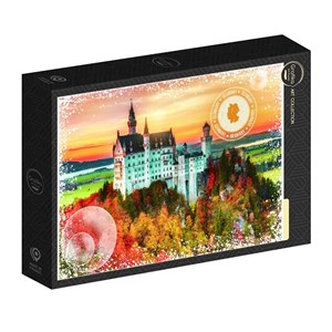 Puzzle travel around the world - allemagne - 1000 pièces