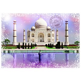 Puzzle travel around the world - inde - 1000 pièces