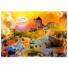 Puzzle travel around the world - grèce - 1000 pièces
