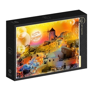 Puzzle travel around the world - grèce - 1000 pièces