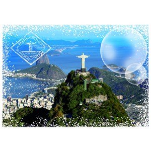 Puzzle travel around the world - brésil - 1000 pièces
