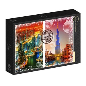 Puzzle travel around the world - dubaï - 1000 pièces
