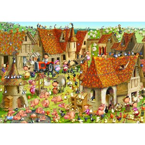 Puzzle françois ruyer - ferme 2 - 1000 pièces