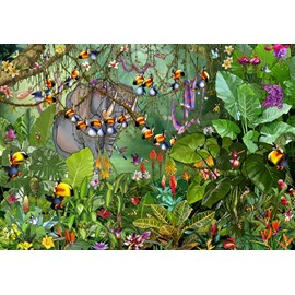 Puzzle françois ruyer - la jungle 2 - 1000 pièces